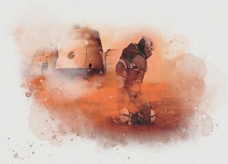 Life on Mars, conceptual illustration