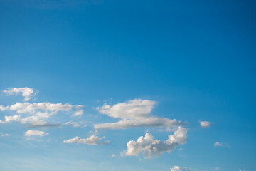 blue sky with white clouds