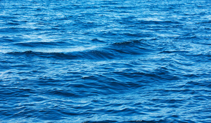 Blue sea water background texture
