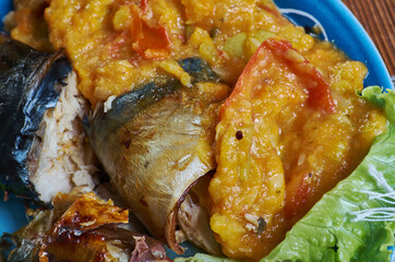 Moroccan-style mackerel