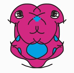 pink cartoon