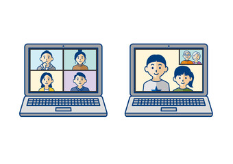 オンラインでつながる友人と家族