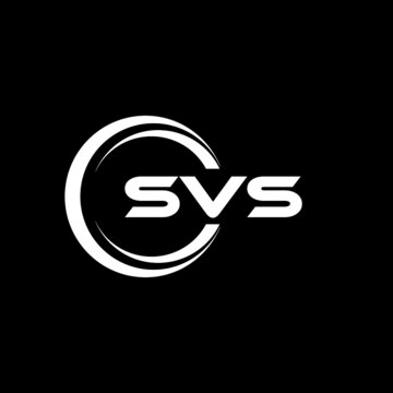 SVS letter logo design on black background. SVS creative initials letter  logo concept. SVS letter design. 9329684 Vector Art at Vecteezy