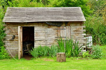 Jouy le Moutier; France - august 2 2021 : Ecancourt farm