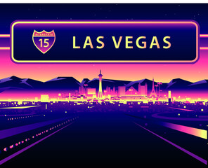 Las Vegas Nevada skyline © mauromod