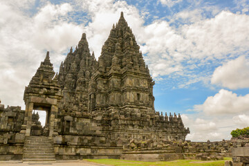 Fototapeta na wymiar Prambanan temple compound, Indonesia