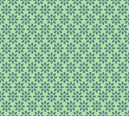 Seamless lace pattern with folkloric floral ornament in scandinavian retro style. Stock illustration for background, wallpaper, textile, scrapbooking, wrapping paper.
