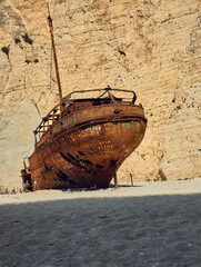 Shipwreck beach.Zakynthos island.Greece.