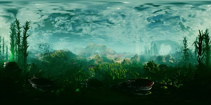 VR360 bottom of the ocean