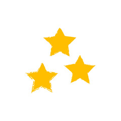 stars simple drawing vector illustration
