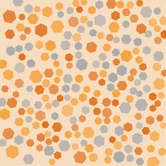 Seamless pattern with colorful figures. Vector