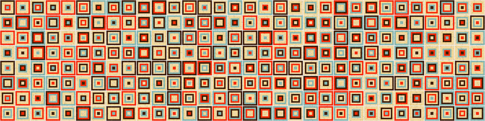 Abstract Geometric Pattern generative computational art illustration