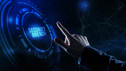 Internet, business, Technology and network concept. Cyber security data protection business...