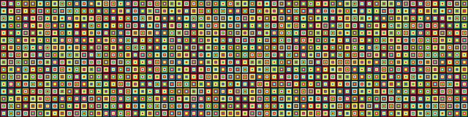 Abstract Geometric Pattern generative computational art illustration