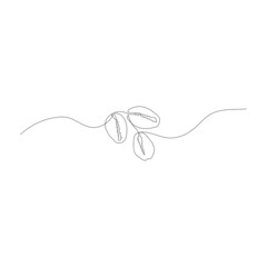Continuous one line drawing of seashells. Modern minimalistic art. Vector illustration.