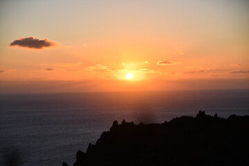 성산일출봉에서 본 일출 Seongsan Ilchulbong Tuff Cone sunrise
