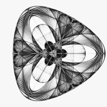 Abstract fractal illustration