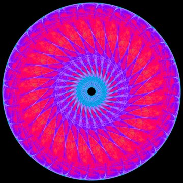 Abstract fractal illustration