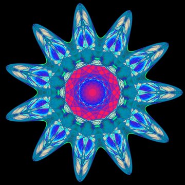 Abstract fractal illustration