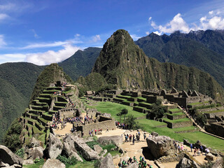 [Peru] Scenery of Machu Picchu and Huayna Picchu Mountain