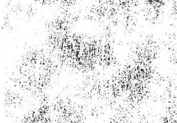 Grunge black and white pattern. Monochrome particles abstract texture. Background of cracks, scuffs, chips, stains, ink spots, lines. Dark design background surface.Grunge Texture Vector
