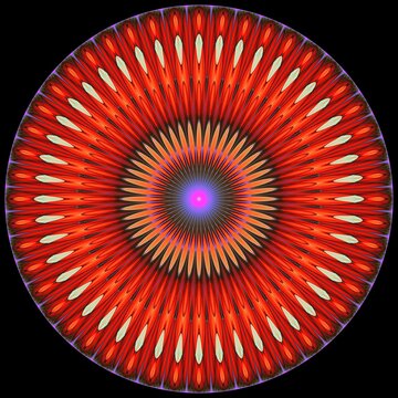 Abstract fractal illustration