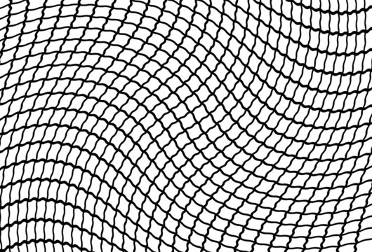 Black Grille with Twist Style Background Pattern Vector On White Background 
