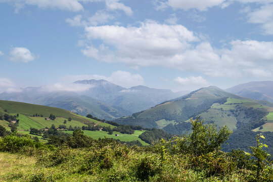 Valle del Pas or valleys pasiegos located in Cantabria, Spain