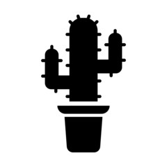 Cactus icon vector. tequila illustration sign. desert symbol or logo.