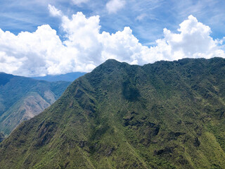 [Peru] Machu Picchu: Mountain view from the trail of Huayna Picchu mountain
