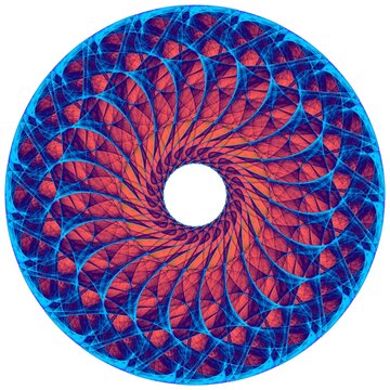 Abstract fractal illustration