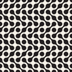 Vector seamless pattern. Modern stylish abstract texture. Repeating geometric tiles