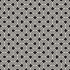 Fototapeta premium Vector seamless pattern. Modern stylish abstract texture. Repeating geometric tiles