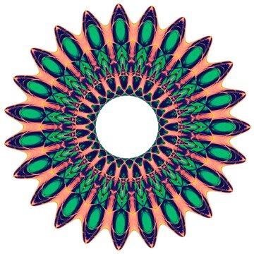 Abstract fractal illustration