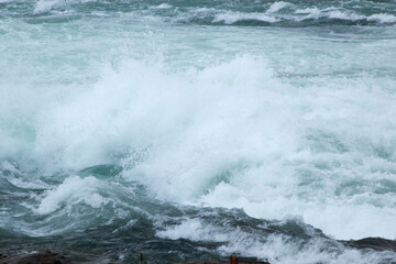 Cascading waters on the Niagara River