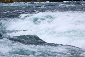 Cascading waters on the Niagara River