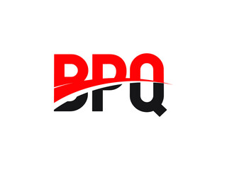 BPQ Letter Initial Logo Design Vector Illustration