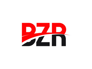 BZR Letter Initial Logo Design Vector Illustration