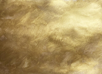 豪華で堂々とした雰囲気の 紙を　金色の絵具で塗った背景素材