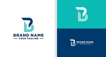 LETTER B LOGO INVESTMENT LINE EDITABLE © famstudio