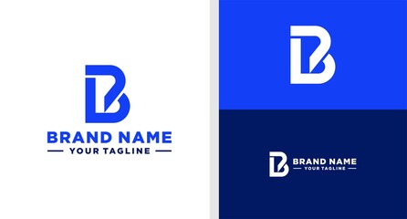 LETTER B LOGO BOLD SIMPLE EDITABLE