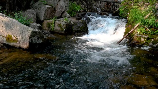 Icy Brook Cascade in Rocky Mountain National Park