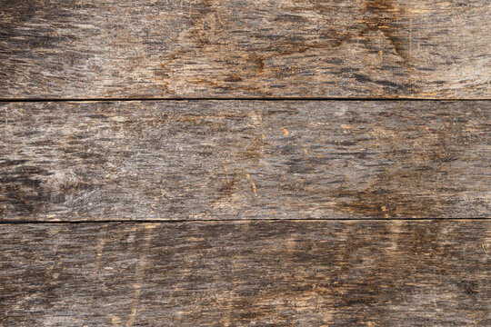 Old brown wooden background. Timber texture. Grunge image. Board floor