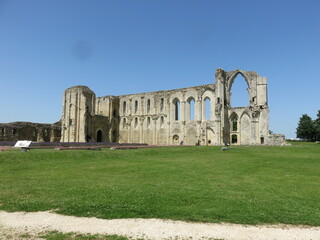 Abbaye de Maillezais, Vendée, Marais Poitevin, Centre val de Loire, France.
