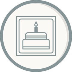 Obraz premium Pictures Color Grey Filled Vector Icon Design