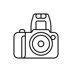 Camera icon vector. Photography icon vector. Photo symbol or logo.
