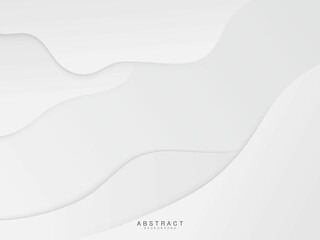 abstract white and gray gradient color curve background