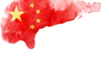 Flag of China background texture