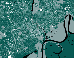 map of the city of Chernihiv, Ukraine