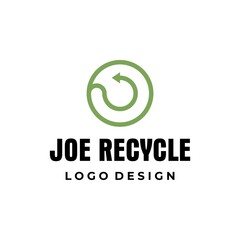 Simple and modern logo about recycling icon.
EPS 10, Vector.